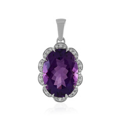 Moroccan Amethyst Silver Pendant