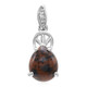 Mahogany Obsidian Silver Pendant