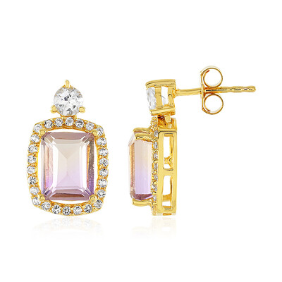 Ametrine Silver Earrings
