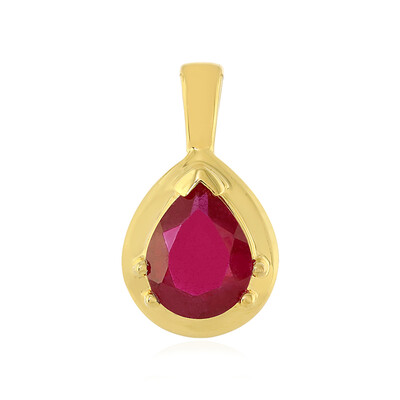 Madagascar Ruby Silver Pendant