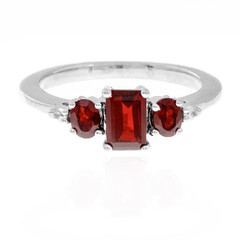 Indian Garnet Silver Ring