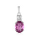 Pink Flouorite Silver Pendant