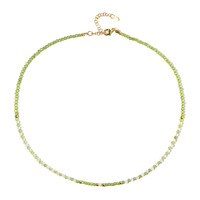 Peridot Silver Necklace