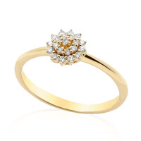 9K SI3 (G) diamond Gold Ring