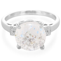 Medusa Quartz Silver Ring