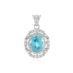Ratanakiri Zircon Silver Pendant (Adela Silber)