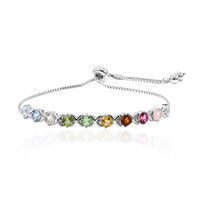 Sky Blue Topaz Silver Bracelet