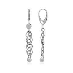 Silver Earrings (Bali Barong)