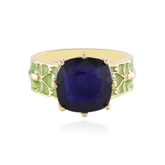 Madagascar Blue Sapphire Silver Ring (Adela Silber)