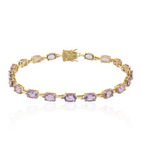 Rose de France Amethyst Silver Bracelet