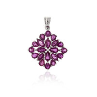 Mozambique Ruby Silver Pendant
