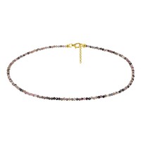 Fancy Tourmaline Silver Necklace