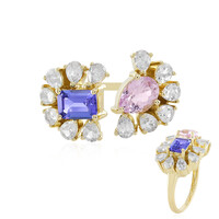 9K AAA Brazilian Kunzite Gold Ring (de Melo)