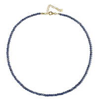 Blue Sapphire Silver Necklace