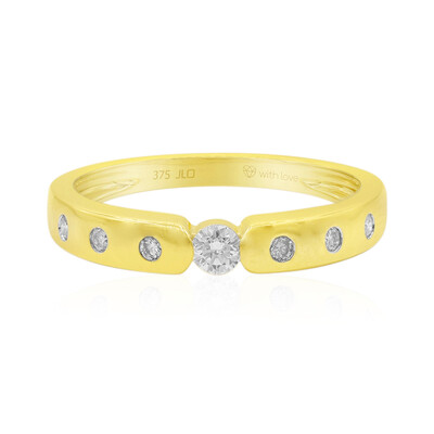 9K SI1 (G) Diamond Gold Ring (Annette)