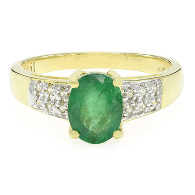 Bahia Emerald Silver Ring