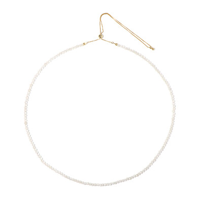 Rainbow Moonstone Silver Necklace