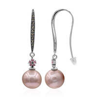 Ming Pearl Silver Earrings (Annette classic)