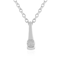 I4 (J) Diamond Silver Necklace