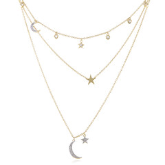 White Topaz Silver Necklace