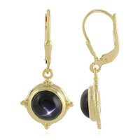 Indian star diopside Silver Earrings