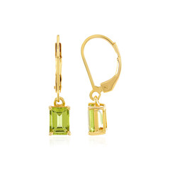 Arizona Peridot Silver Earrings