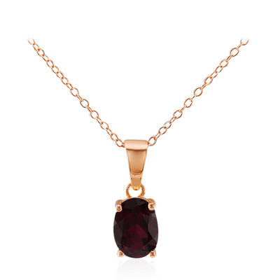 Rhodolite Silver Necklace