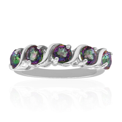 Mystic Quartz Silver Ring