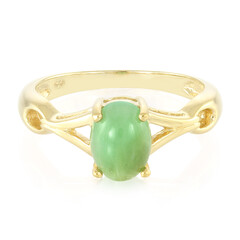 Imperial Chrysoprase Silver Ring