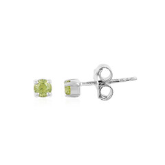 Peridot Silver Earrings