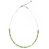 Peridot Silver Necklace