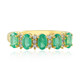 Ethiopian Emerald Silver Ring