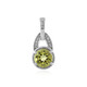 Lemon Quartz Silver Pendant