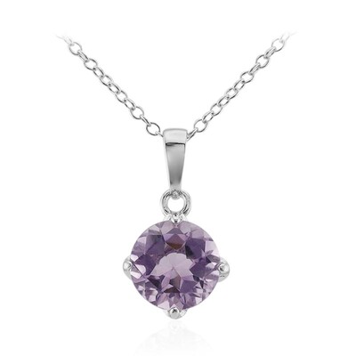 Amethyst Silver Necklace
