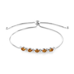 Citrine Silver Bracelet