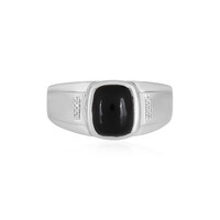 Black Onyx Silver Ring