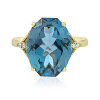 14K London Blue Topaz Gold Ring