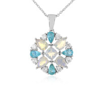 Welo Opal Silver Necklace