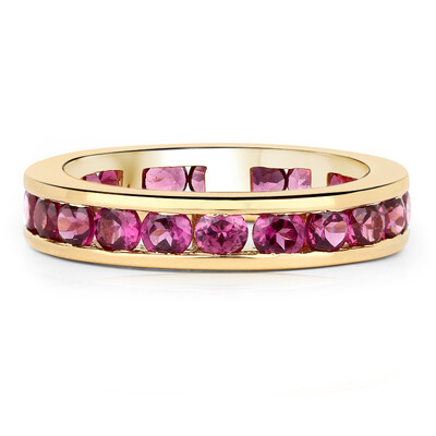 Rhodolite Silver Ring