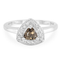 Smoky Quartz Silver Ring
