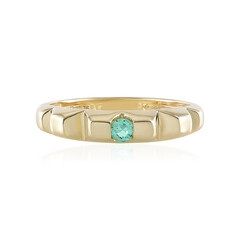 9K Russian Emerald Gold Ring (de Melo)