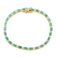 Socoto Emerald Silver Bracelet