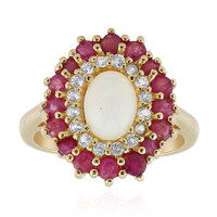 Welo Opal Silver Ring