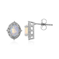 Welo Opal Silver Earrings