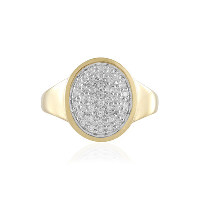 9K SI2 (H) Diamond Gold Ring (de Melo)