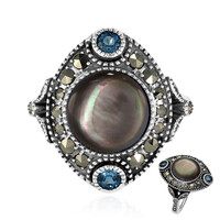 Mother of Pearl Silver Ring (Annette classic)