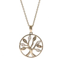 14K I1 (H) Diamond Gold Necklace (CIRARI)