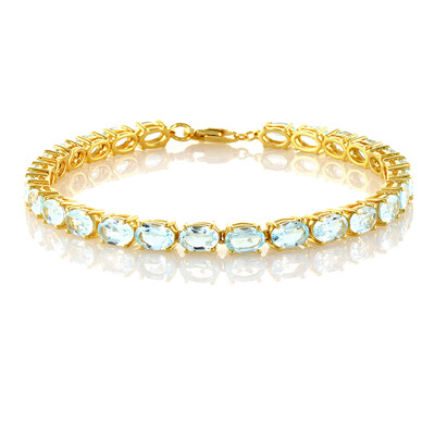 Sky Blue Topaz Silver Bracelet