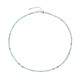 Blue Apatite Silver Necklace