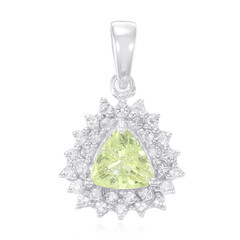 Fancy Tourmaline Silver Pendant